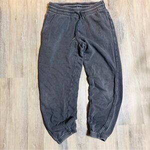 Aerie Sweatpants Charcoal Grey size XS cuffed pant legs